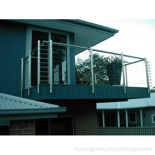 Free Railing Designs Balcony Railing with Stainless Steel Rope